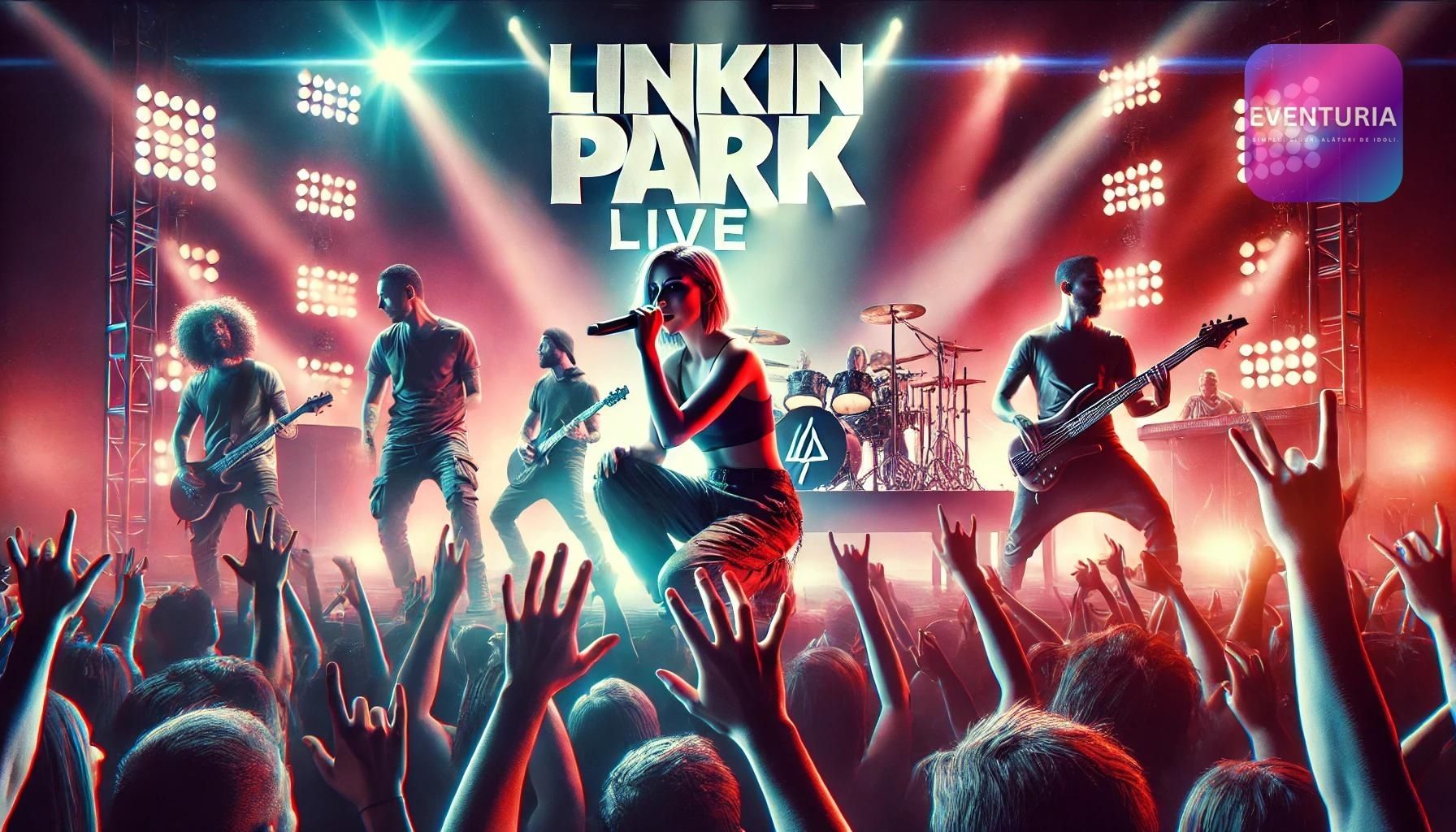 Noua formație linkin park într-un concert