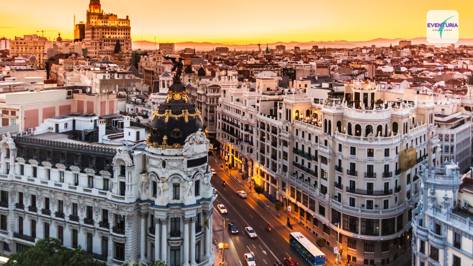 Piesaj panoramic al orașului Madrid