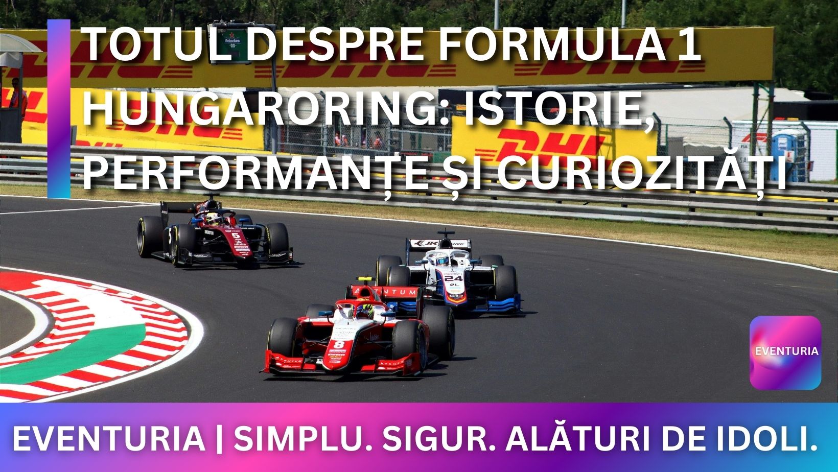 Mașini de Formula 1 pe pistă